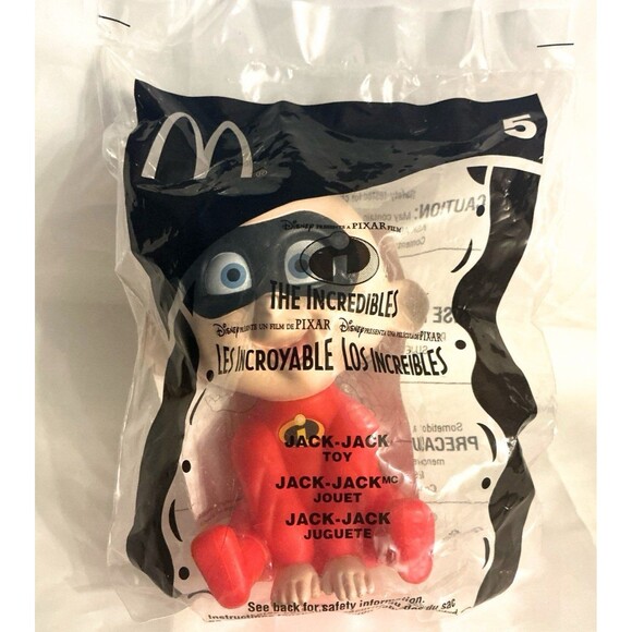 JACK JACK Disney’s The Incredibles Movie Toy Collectible McDonald’s #5 NEW 2004 - Picture 2 of 3